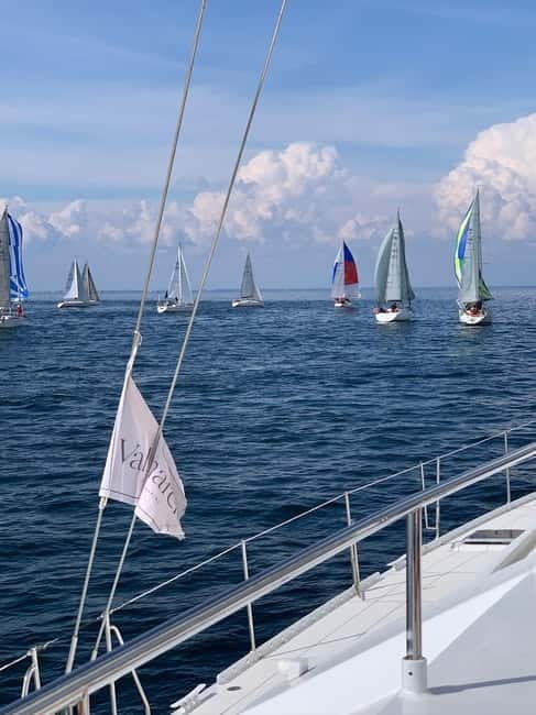 Day cruise on a maxi-catamaran in Quiberon Bay - The Voyage: Sailing to a Remote Island