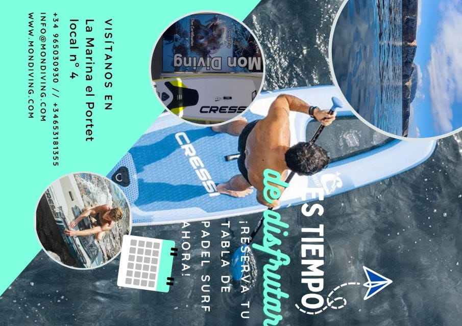 Dénia: Paddle Surfboard Rental - Location and Meeting Point