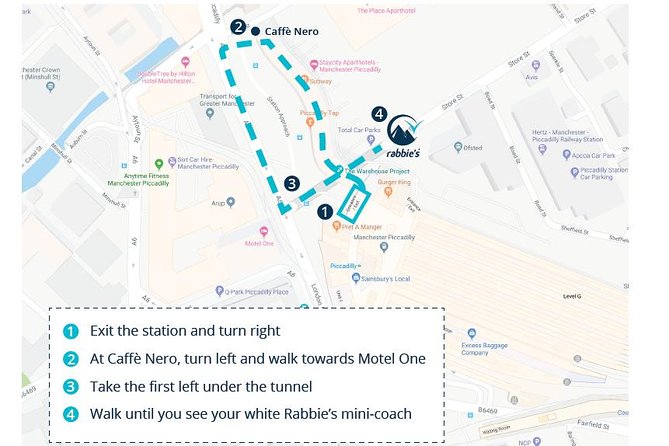 Derbyshire & the Peak District From Manchester - Inclusions and Exclusions