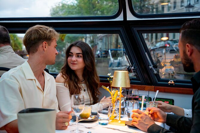 Dinner Canal Cruise Amsterdam: 4-Courses Including Drinks - Unlimited Drinks During the Cruise