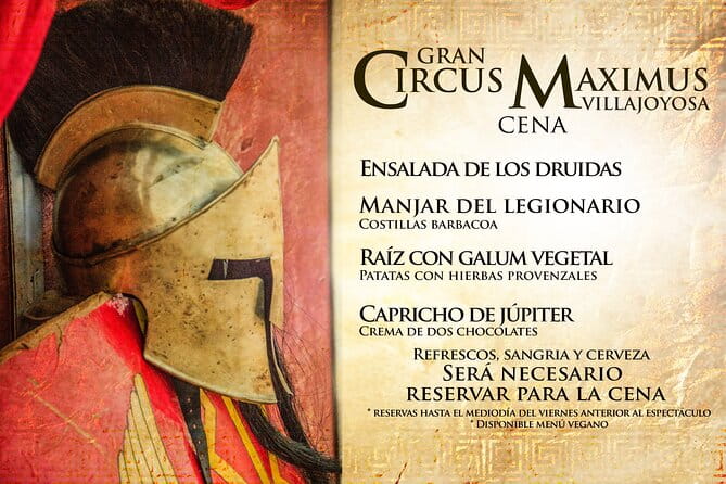 dinner + show Great Circus Maximus - The Dinner: A Themed Feast with a Twist