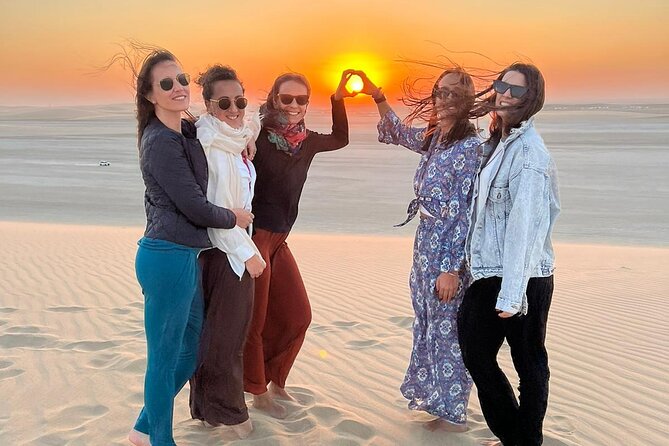 Doha Half Day Desert Safari Dune Bashing Camel Ride Sandboarding - Key Points