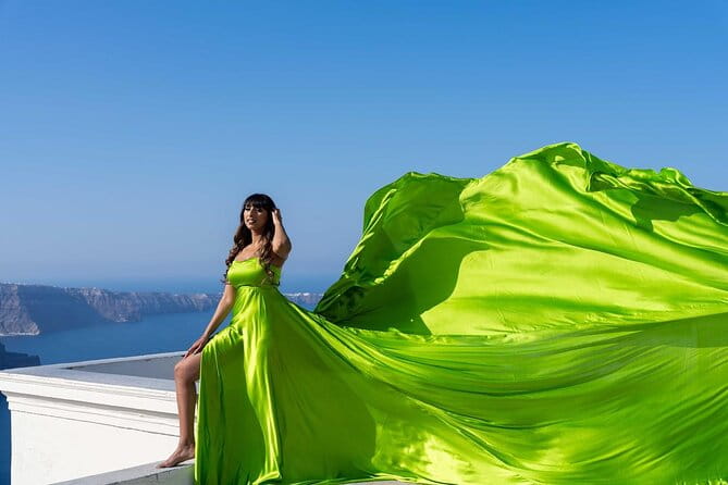 Dreamy Flying Dress Photoshoot in Santorini - Price and Value