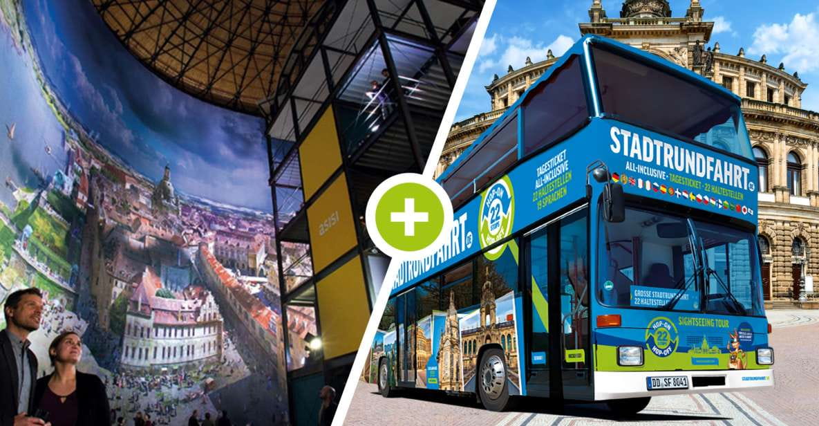 Dresden: 1-Day Hop-On-Hop-Off Bus, Panometer Entry & More - Guided Walking Tours