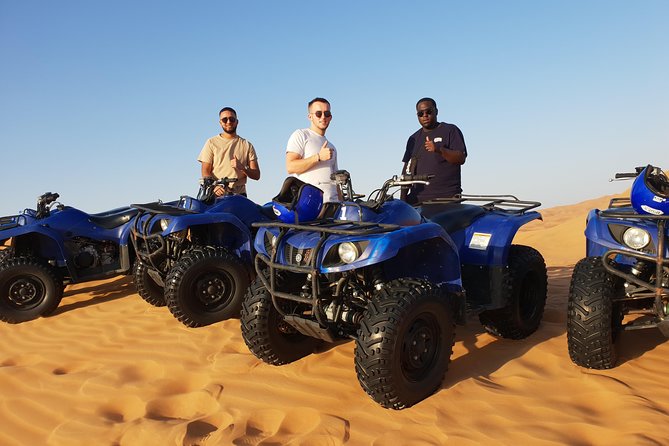 Dubai: Quad Bike Safari, Camels, & Camp With BBQ Dinner - Tour Availability and Exclusions