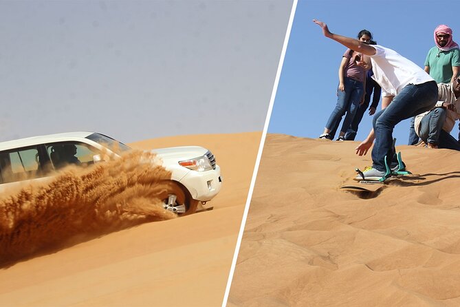 Dubai Red Dune Extreme Desert Safari Adventure With Sand Boarding - Exciting Activities Included
