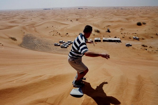 Dubai Red Dune Extreme Desert Safari Adventure With Sand Boarding - Pricing and Inclusions