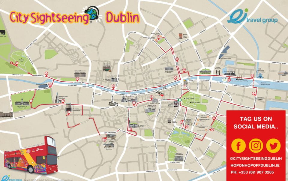 Dublin: City Sightseeing Hop-On Hop-Off Bus Tour - Key Points