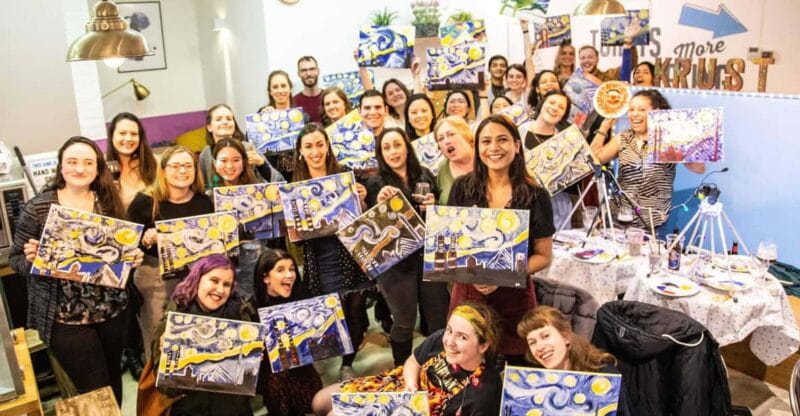 Dublin: Drinking and Painting Party with Art Instructor - A Creative Escape in Dublin: Drinking and Painting Party with an Art Instructor