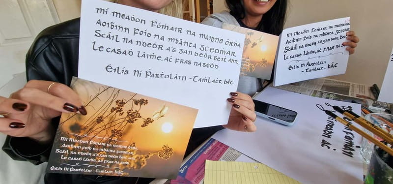 Dublin: Learn and Experience Cló Gaelach - Key Points / Takeaways