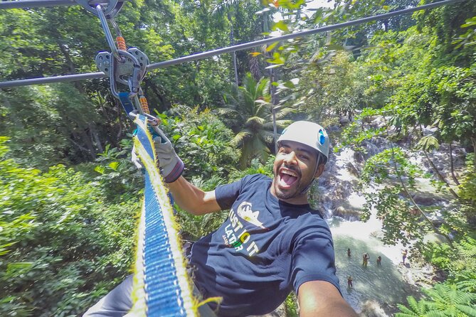 Dunns River Falls Climb, ATV, Horseback Ride & Swim, and Ziplines - Included Amenities and Activities