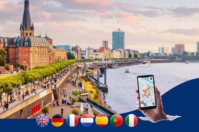 Dusseldorf: City Walk Audio Guide in 7 Languages on your Phone - Discovering Düsseldorf: A Self-Guided Audio Stroll