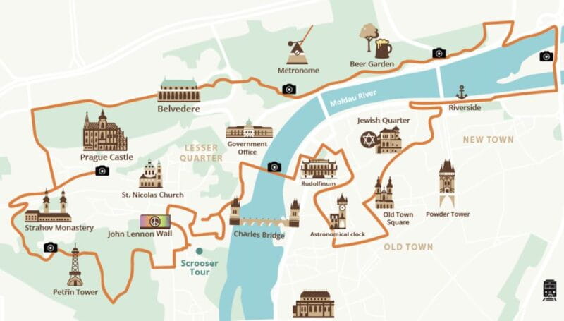 E-bike Tour: 10 Must-See Landmarks & Viewpoints in Prague - Tour Guides: Knowledge, Humor, and Personal Touches