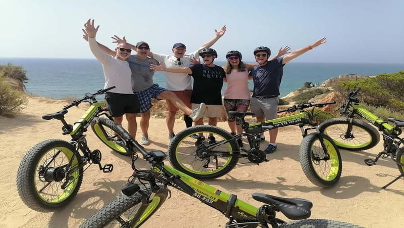E-bike tours through the magnificent cliffs of Benagil and E-bike rental - Discovering the Algarve’s Coastline on E-Bikes