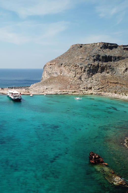 ELAFONISI&BALOS CRUISE:Discovering the Crown Jewels of Crete - Exploring Gramvousa Fortress and Island