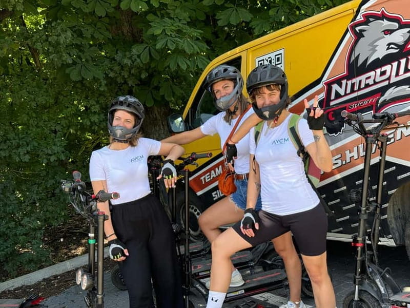 Elizabeth lookout tower: E-scooter tour - Exploring Budapest from the Saddle of an Electric Scooter