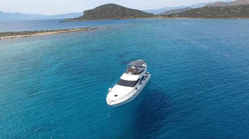 Elounda: VIP Motor Yacht Charter - 54 feet - 10 Guests - A Luxurious Day on Crete’s Waters: Elounda VIP Motor Yacht Charter Review