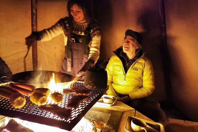 Enjoy the Aurora Show on Top of the Mountain Inc Tipi Dinner - Tipi Dinner Experience