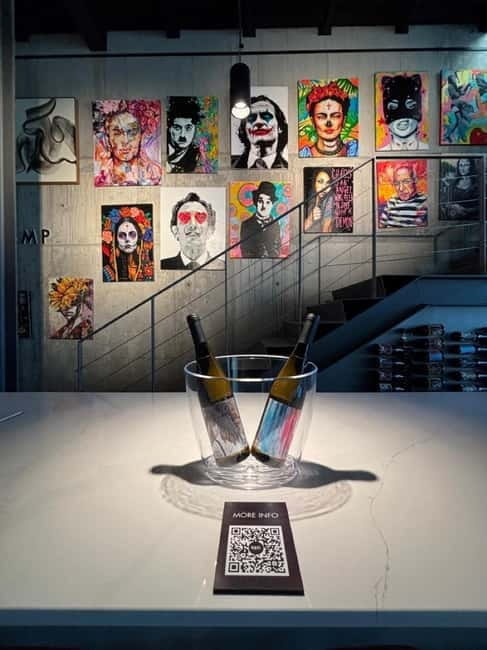 Entrance to the Roots Gallery + 1 glass of wine with snacks + 1 fine art print - An Artistic Sip in Viana do Castelo: Roots Gallery Experience