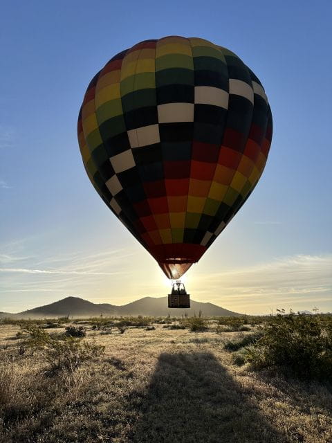 Epic Sonoran Sunrise Balloon Flight - Refreshments and Snacks
