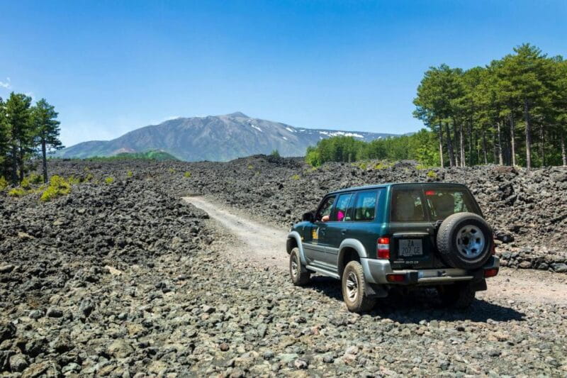 Etna 4x4 & Wine Tasting Tour - Lava Cave and Volcanic Landscapes