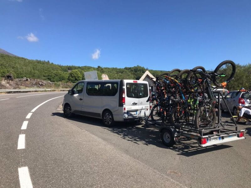 Etna: Half-Day Mt Etna Mountain Bike Tour - Starting Point and Guide Experience