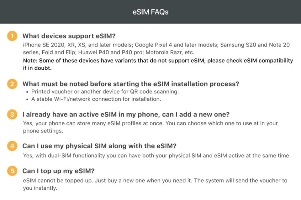 Europe: 5G Esim Roaming Data Plan (0.5-2gb/ Day) - Data Packages