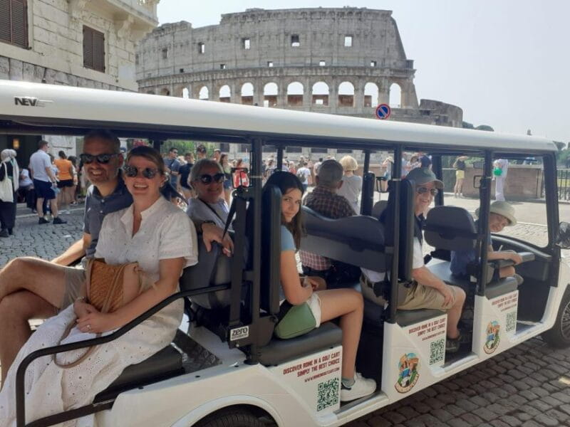 Exclusive 6 hours tour of Rome in Golf cart for Cruisers - FAQ