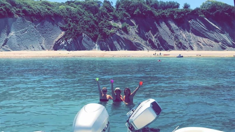 Excursion Bateau Biarritz, Pays basque - The "Secret" Stops and Swimming