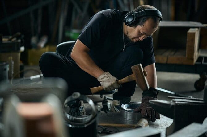 Experience Frying Pan Making With an Ironworking Expert - Explore the Workshop and Forge