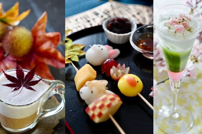 Experience Japan Sakura and Maple Drinks Cute Animal Treats - Guided by a Certified Expert