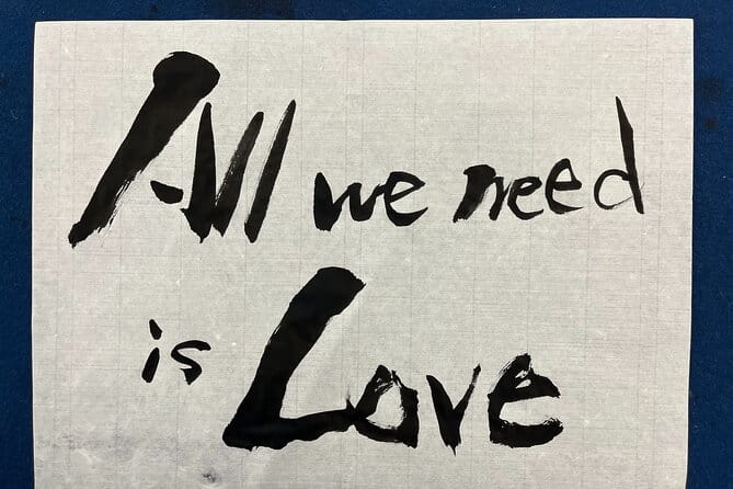 Experience Japanese Calligraphy With a Great Master in Tokyo - Overview of Japanese Calligraphy Experience