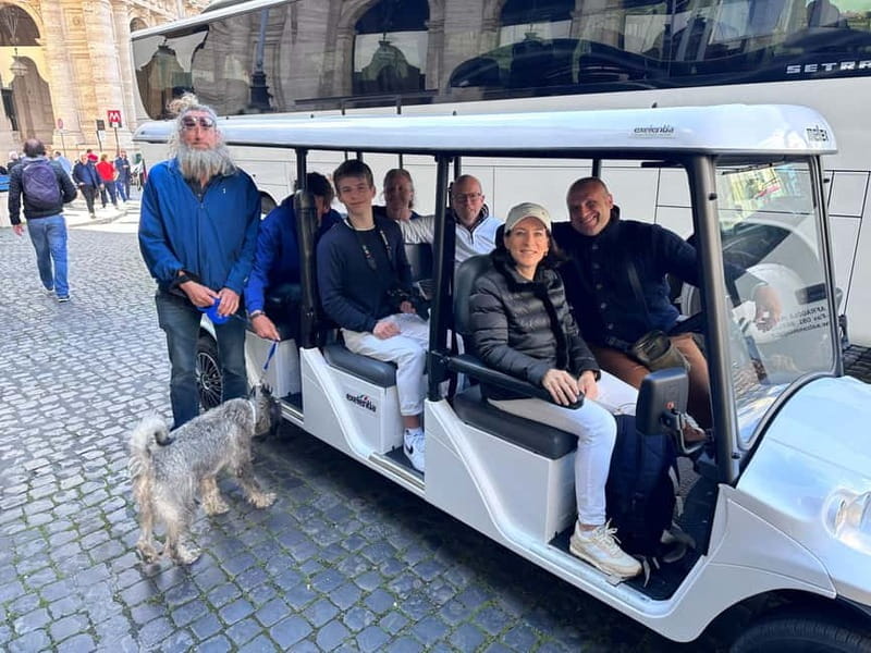 Experience Rome Private & Group Tour in Golf Cart 1.5 hour - Key points / Takeaways