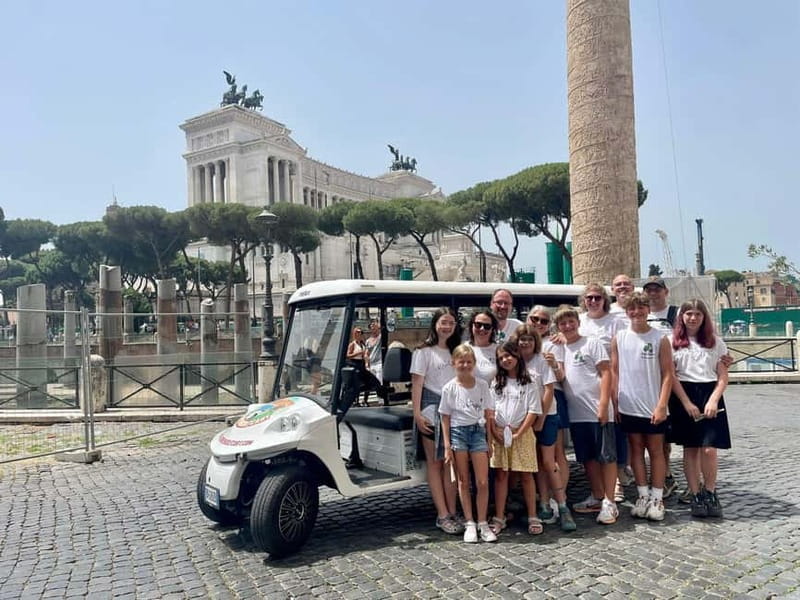 Experience Rome Private & Group Tour in Golf Cart 1.5 hour - FAQs