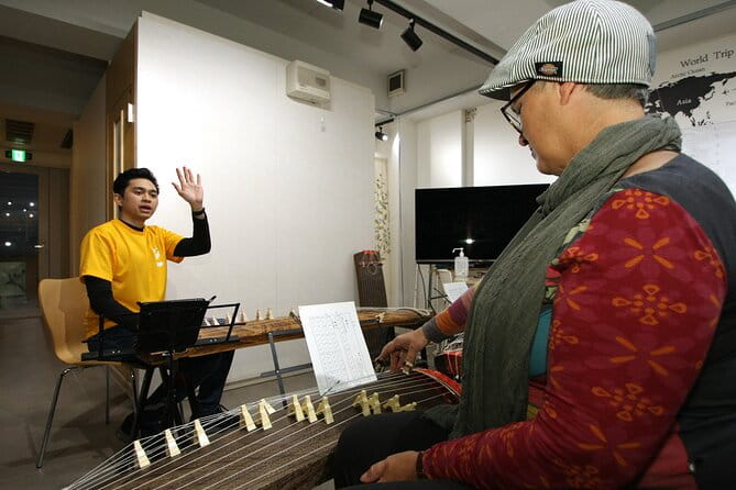 Experiential Lesson of the Japanese Instrument Koto - Pricing and Group Size Information