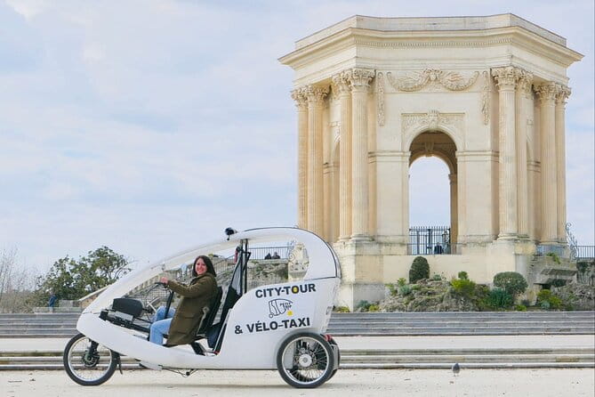 Explore Montpellier by bike-taxi on a 3-hour private trip - Key Points
