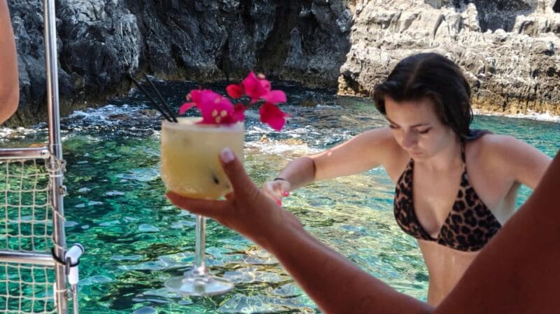 Faliraki: Boat Trip to Afantou Caves, Antony Quinn, Ladiko - Entering the Water at Rhodes’ Most Beautiful Bays