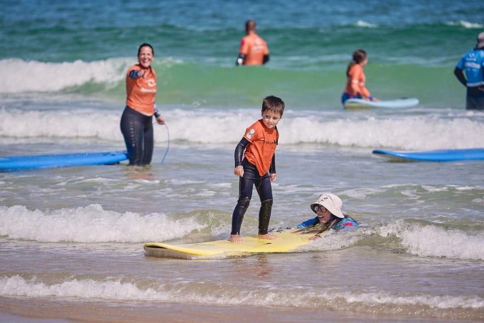 Family/Children Surf Lesson - Instructional Approach