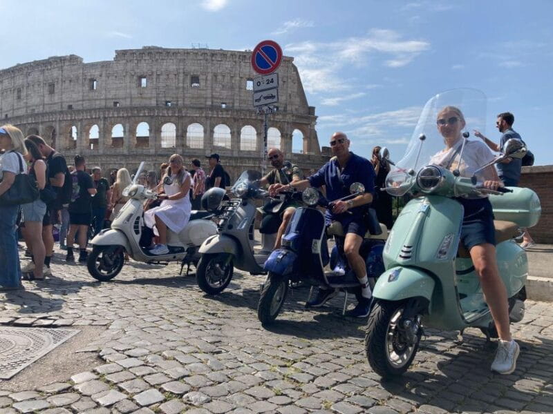 Fantastic vespa tour with driver in Rome - Key points / Takeaways