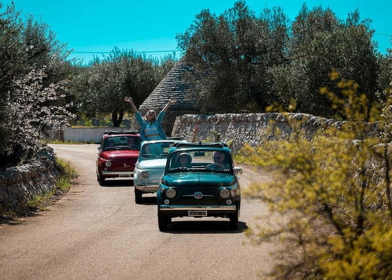Fasano: Vintage Fiat 500 Drive and Stone Sculpting Class - Exploring Apulia with a Vintage Fiat and Artistic Flair