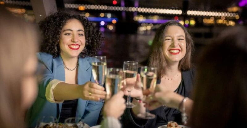 Festive London New Years Eve 3-Course Dinner Cruise - FAQs