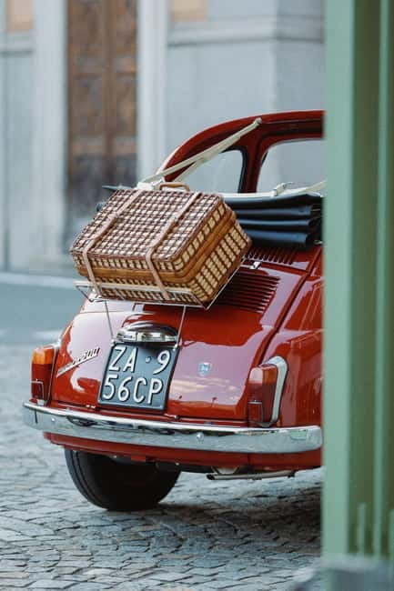 Fiat 500 Cabrio rental  Discover Lake Como with "Rosetta" 2 hours - Exploring Lake Como in Style with a Vintage Fiat 500 Cabrio