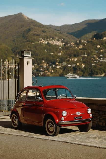 Fiat 500 Cabrio rental  Discover Lake Como with "Rosetta" 2 hours - The Sum Up