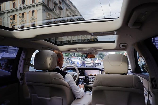 Fiumicino-Rome transfer, only Mercedes 2025 Sprinter L V S - Who should consider this transfer?