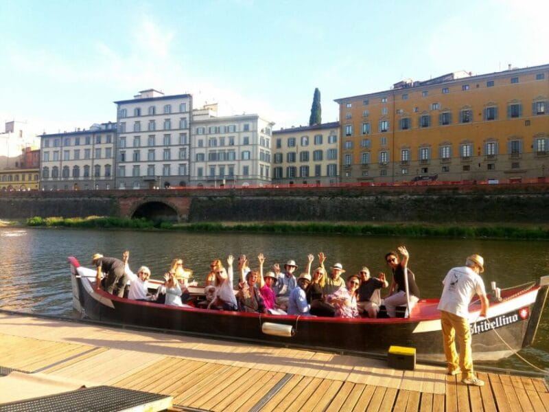 Florence: Guided Gondola Boat Tour with a Glass of Wine - Key points / Takeaways