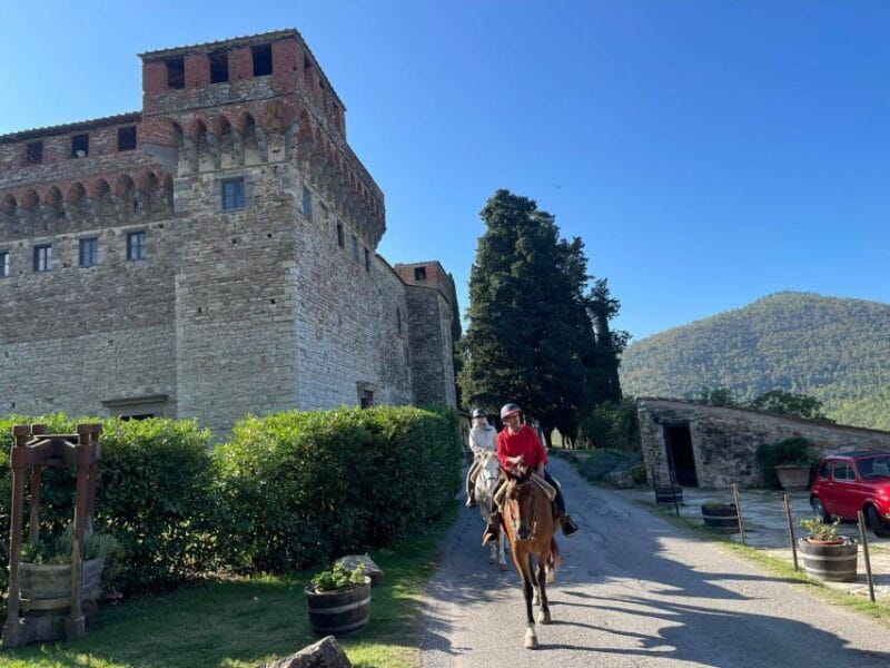Florence: Horse ride 3h and Wine Tasting&Lunch at a castle - The Return Ride and Final Moments