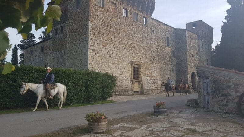 Florence: Horse ride 3h and Wine Tasting&Lunch at a castle - The Sum Up