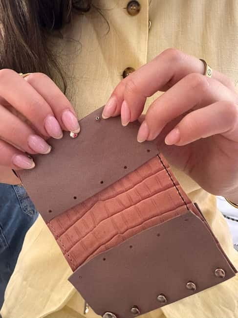Florence: Leather Wallet-Making Workshop with Coffee - The Sum Up