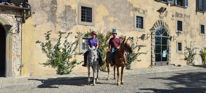 Florence Private Chianti Horseback Ride Wine Tasting + Lunch - Entering the Chianti Countryside on Horseback