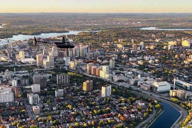 Fly Over the City of Ottawa in a Helicopter - Headsets and Taxes Included
